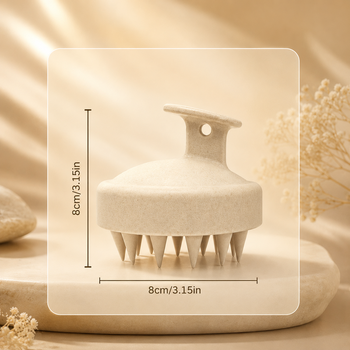 Brosse Massage Cuir Chevelu – Shampooing & Pousse
